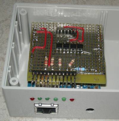 Télécommande LX200 arduino + interface dans la boite.