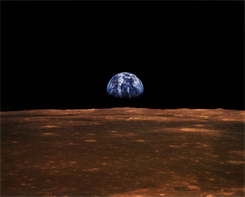 Levée de terre Apollo 11.