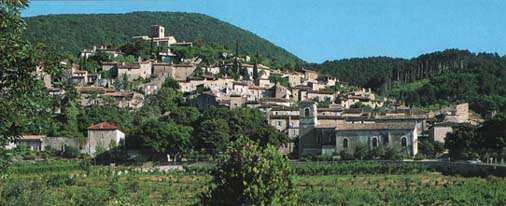Photo du village de Mirmande.